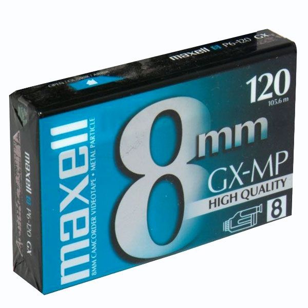 MAXELL P6120GXMP 8mm Digital8 Videocassette, 120min Detail Page